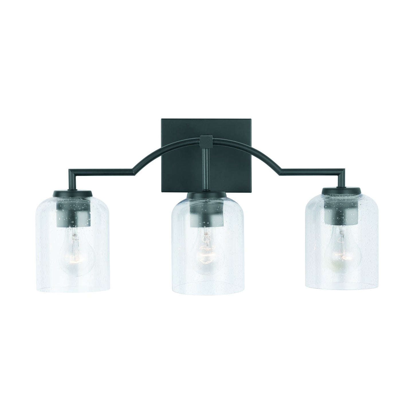 Carter 3-Light Vanity In Matte Black