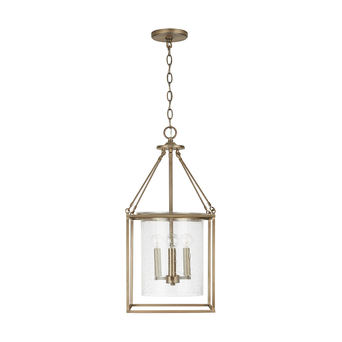 Cooper 4-Light Pendant In Aged Brass