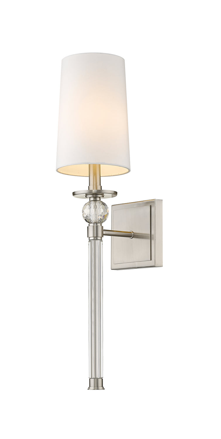 Z-LIte Mia 1-Light Wall Sconce In Brushed Nickel