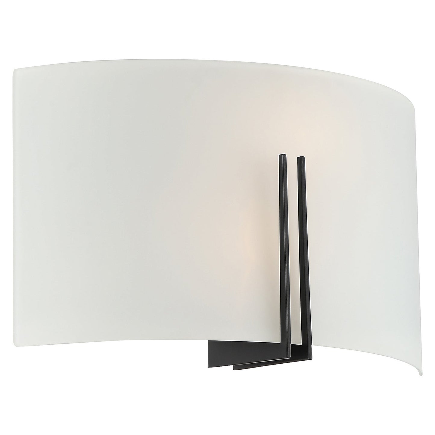 Prong LED Wall Fixture In Matte Black