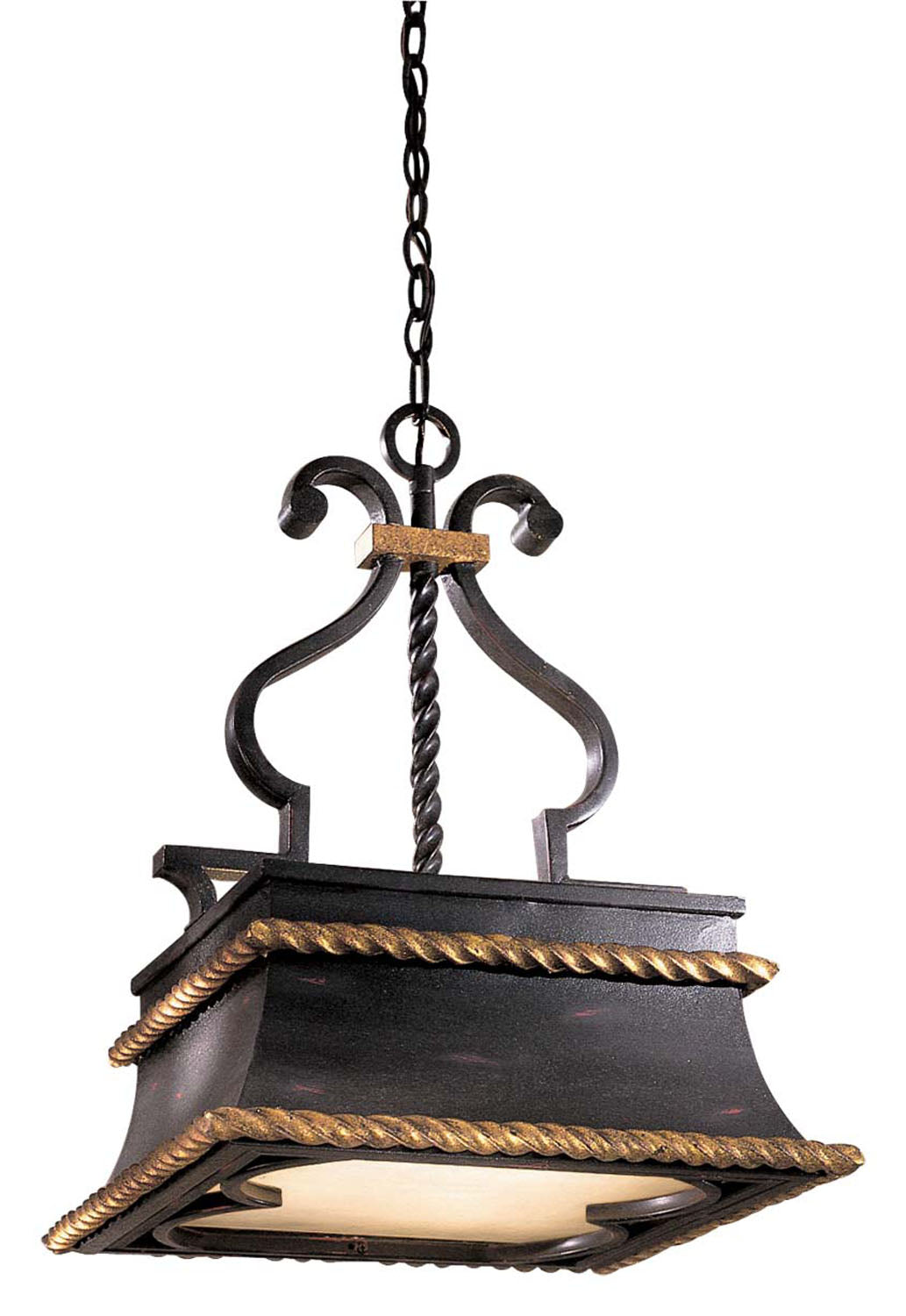 Montparnasse 3-Light Pendant In French Black