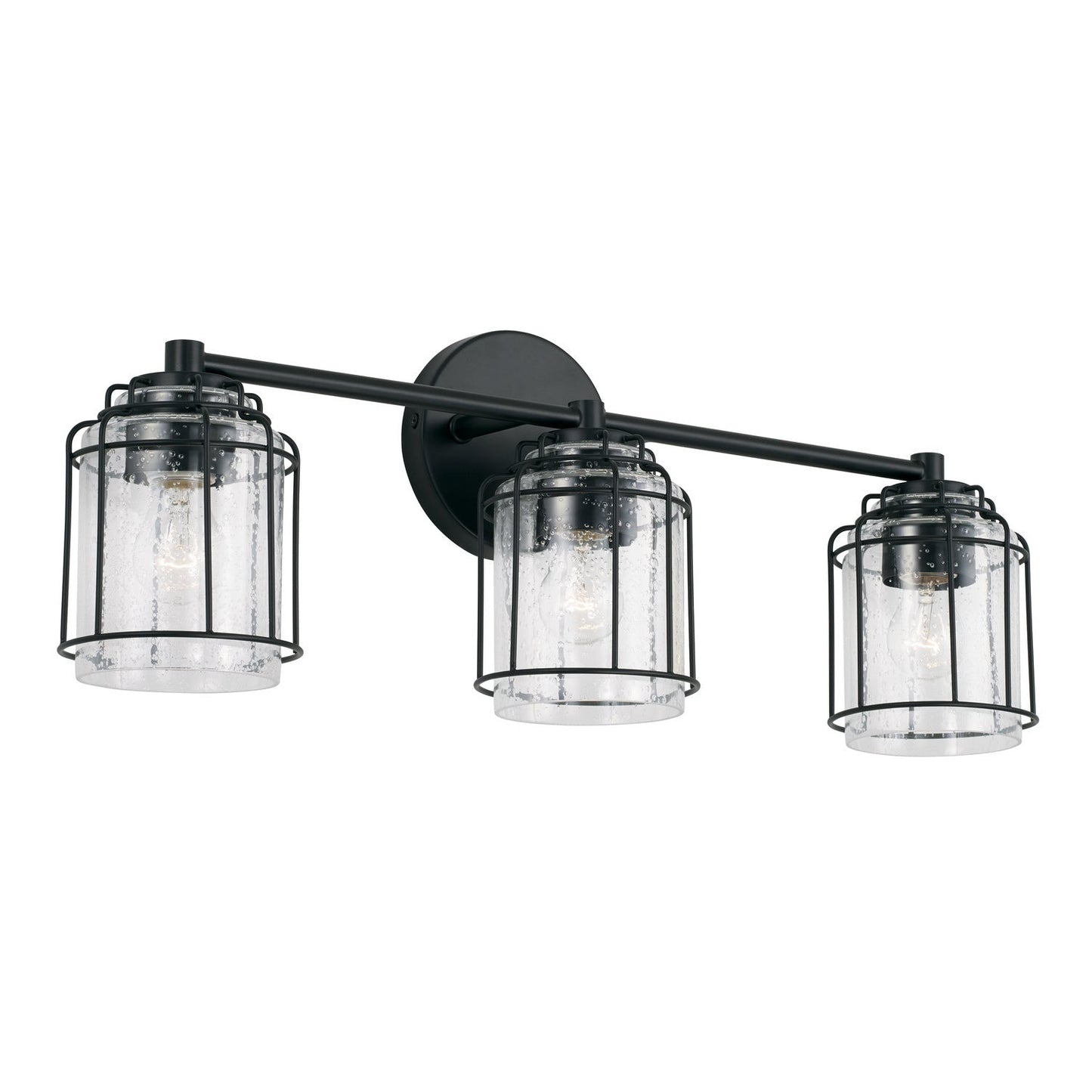 Harmon 3-Light Vanity In Matte Black