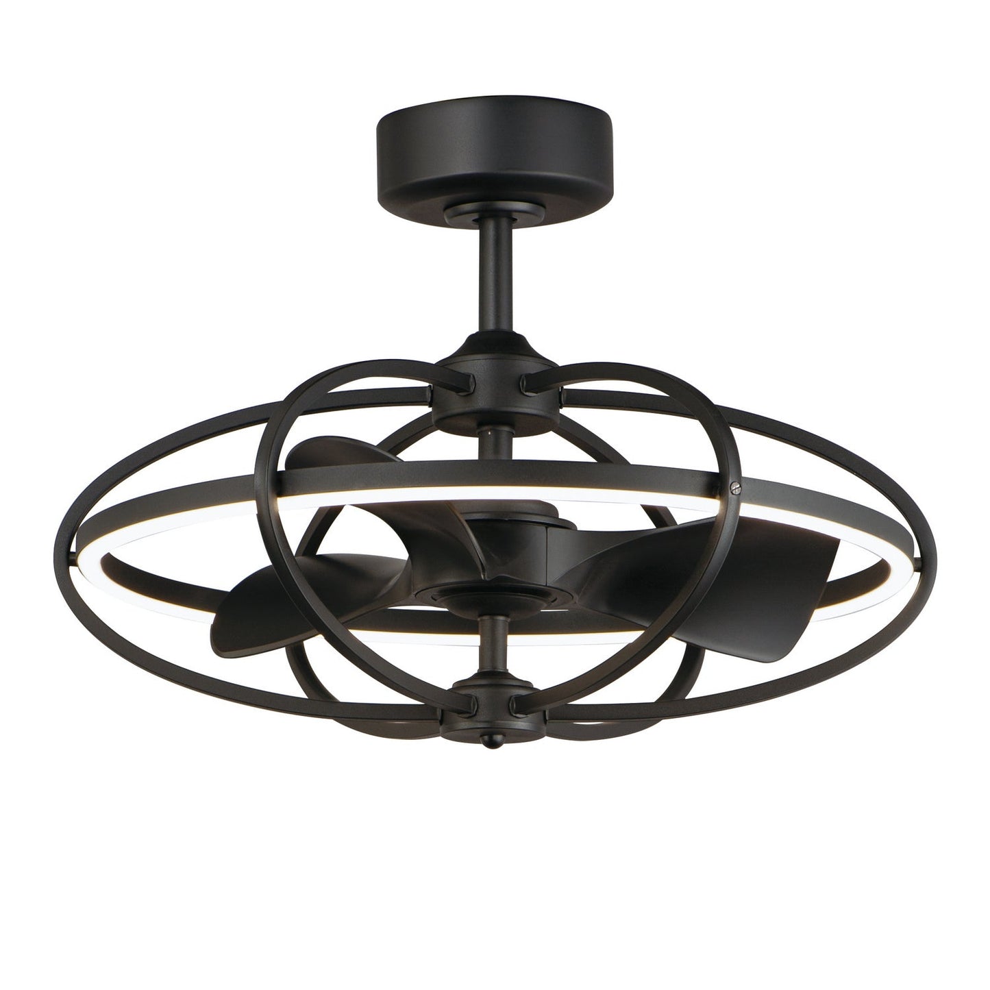 Maxim Corona Fan LED Fandelight In Black