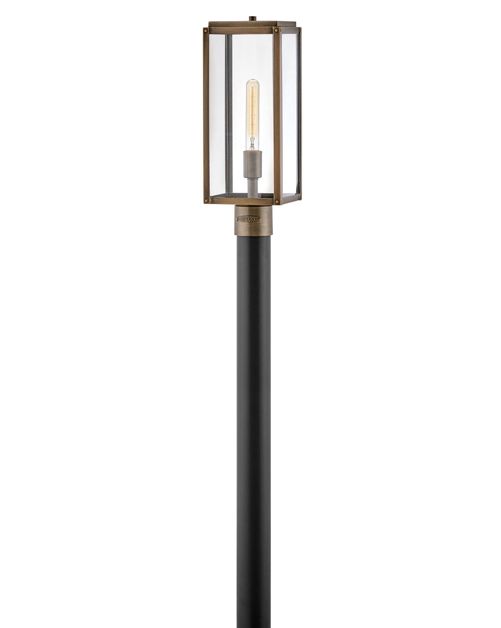 Max One Light Post Top Or Pier Mount In Burnished Bronze