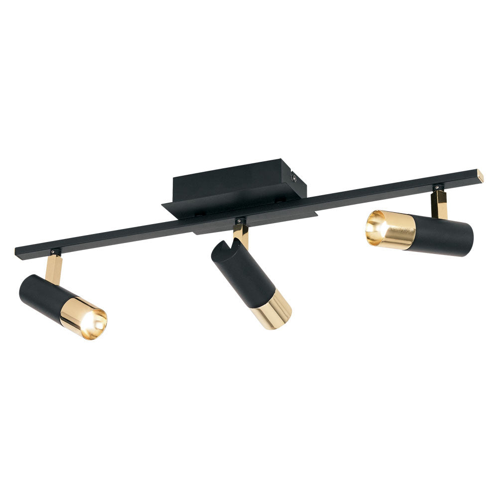 Tomares LED Track Light In Black & Gold