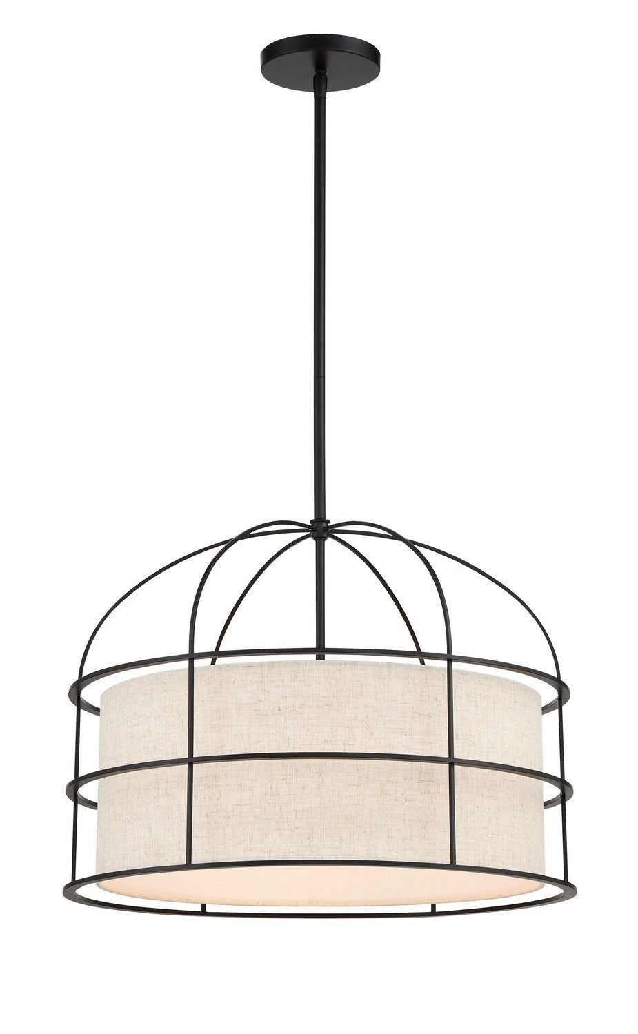 Gateway Park 5-Light Pendant In Coal