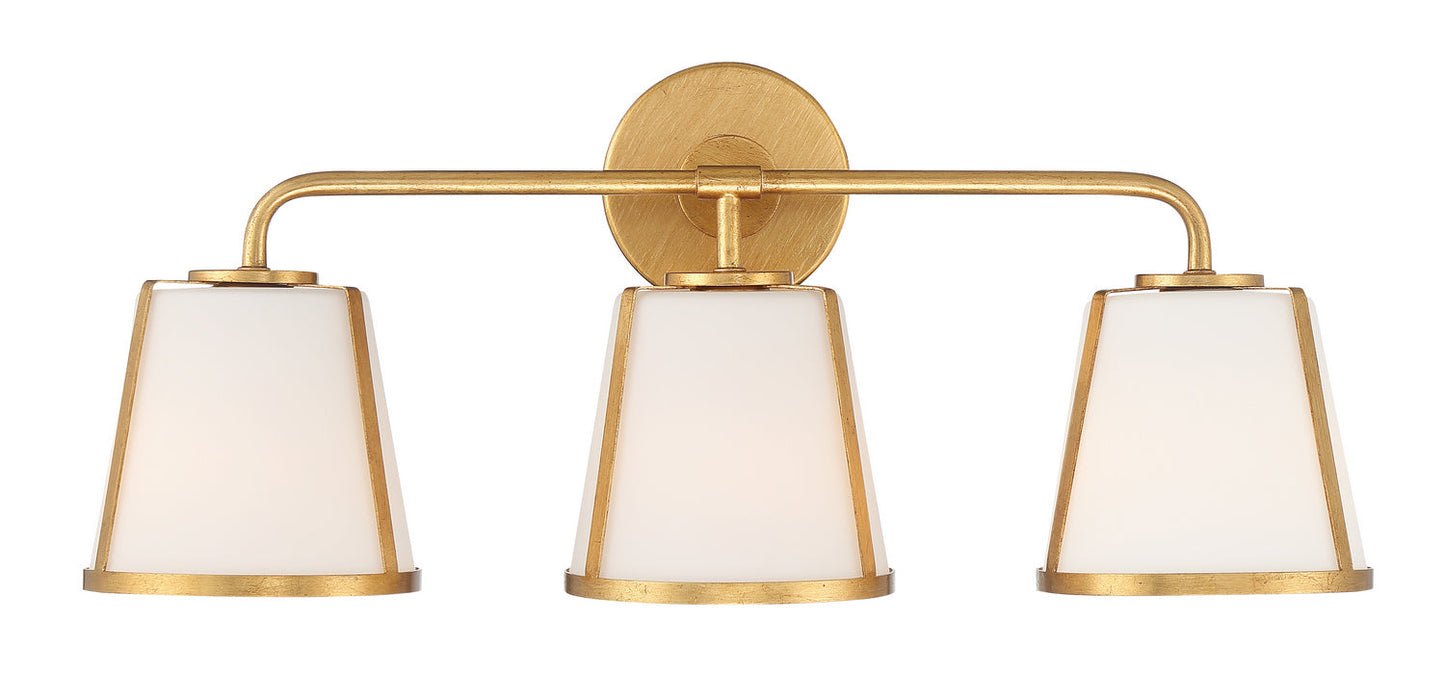 Fulton 3-Light Bath In Antique Gold