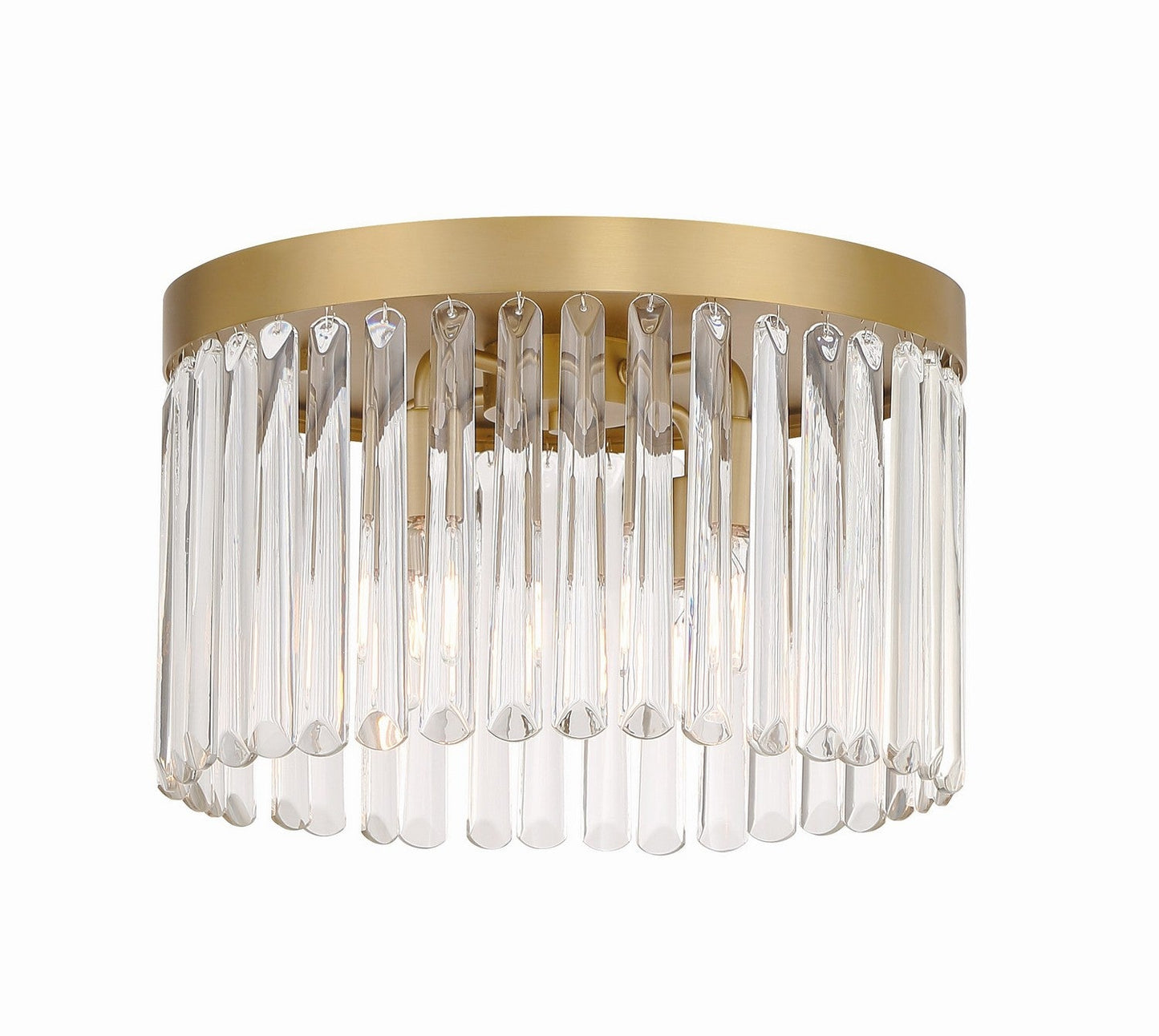 Emory 4-Light Ceiling Mount In Modern Gold