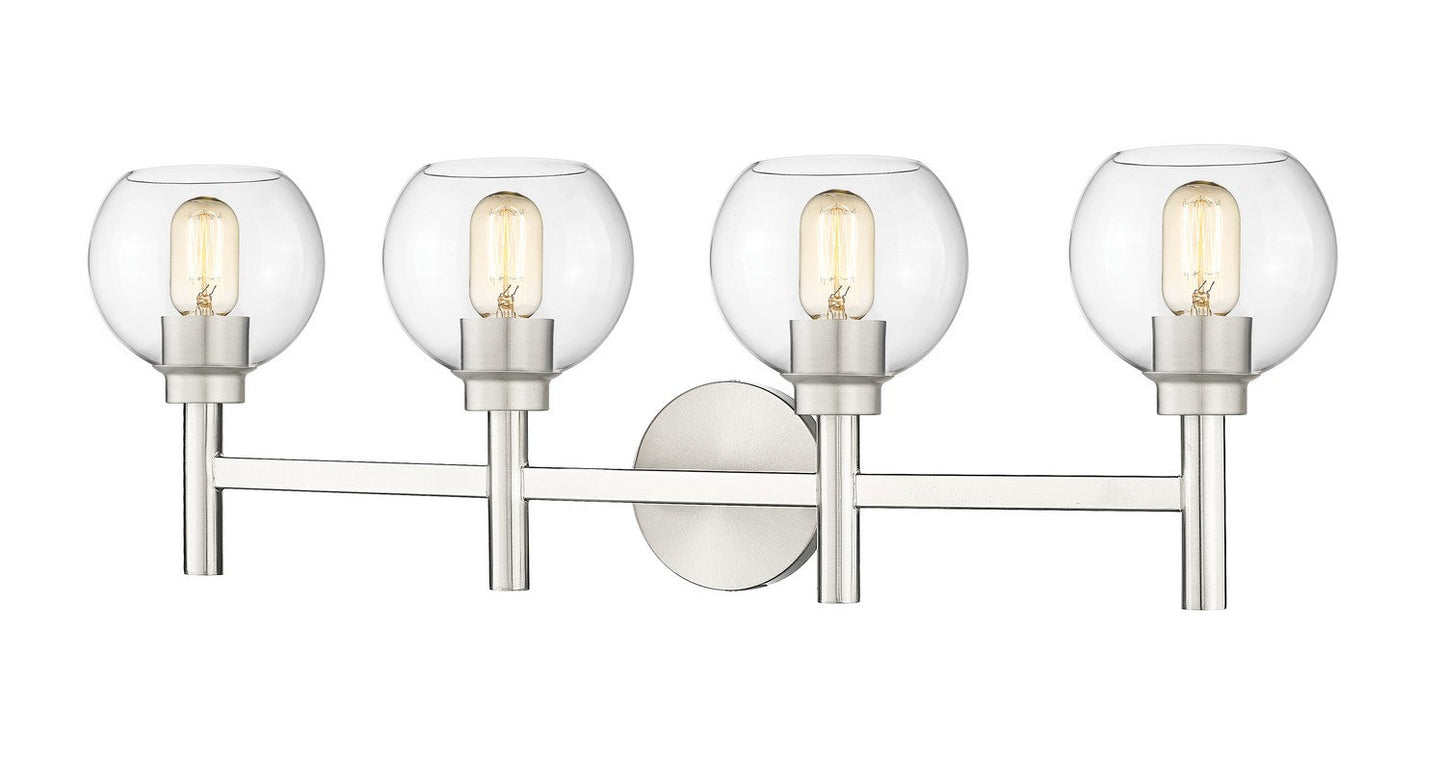 Z-LIte Sutton Four Light Vanity In Brushed Nickel