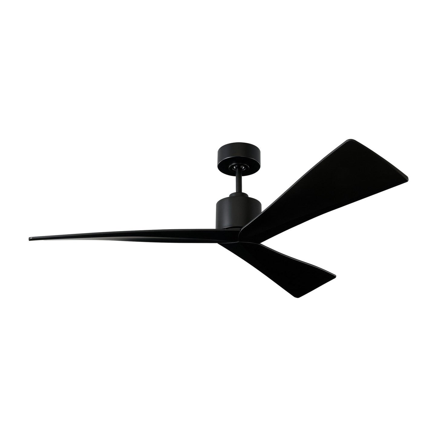 Adler 52" Ceiling Fan In Matte Black