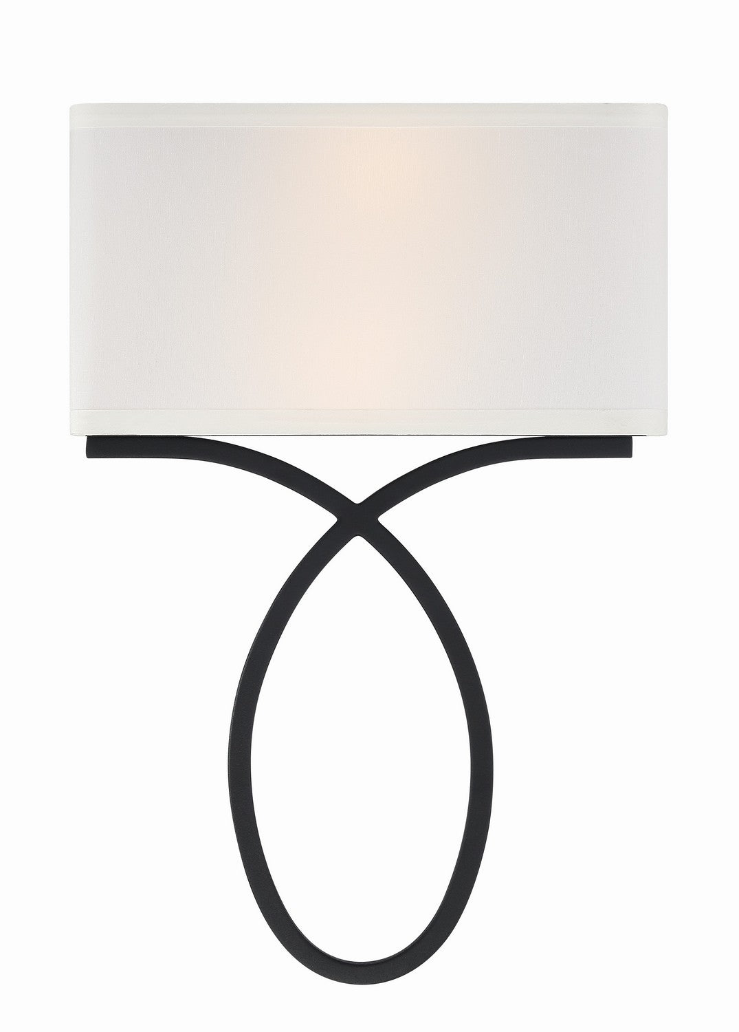 Brinkley 2-Light Wall Mount In Black Forged