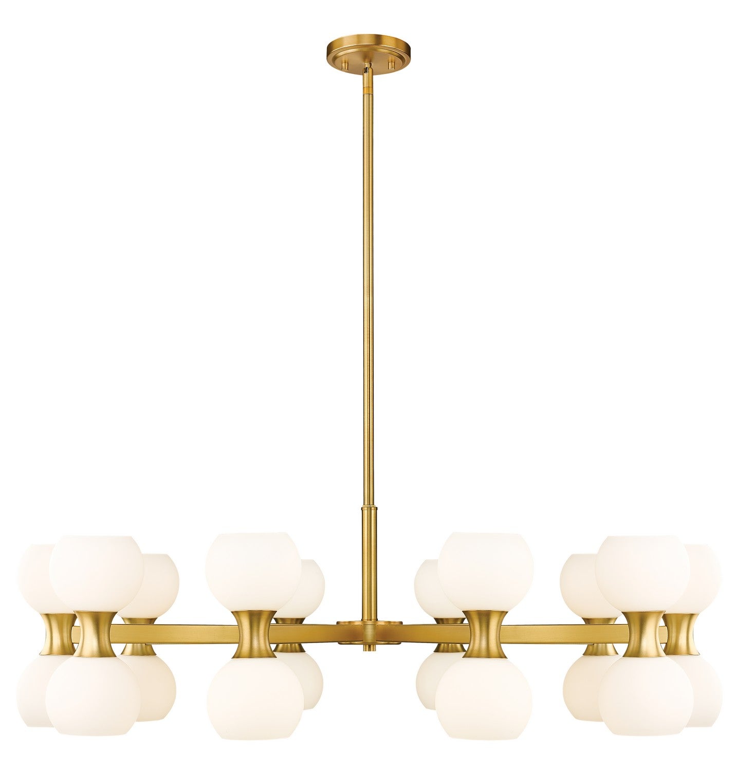 Z-LIte Artemis 20 Light Chandelier In Modern Gold