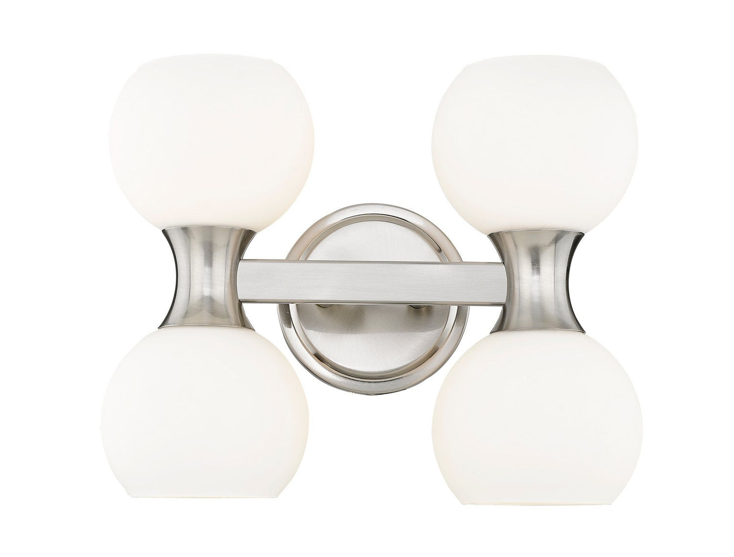 Z-LIte Artemis Four Light Vanity In Brushed Nickel
