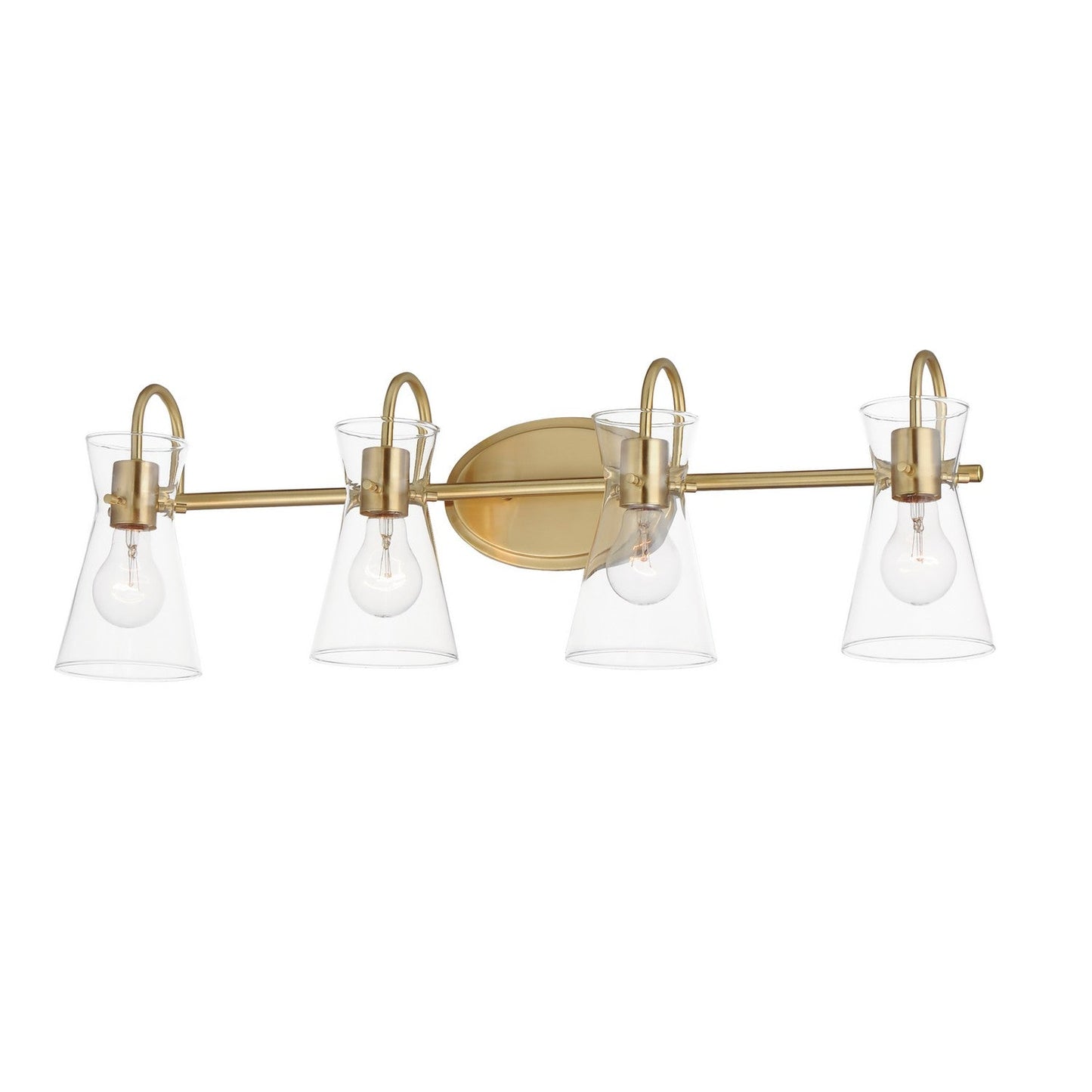 Maxim Ava 4-Light Bath Vanity In Natural Aged Brass