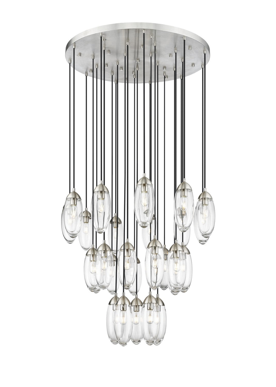 Z-LIte Arden 27 Light Chandelier In Brushed Nickel