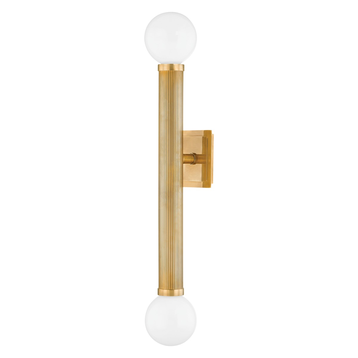 Pienza 2-Light Wall Sconce In Vintage Brass