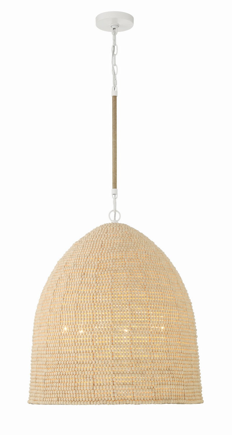Jasper 6-Light Chandelier In Matte White