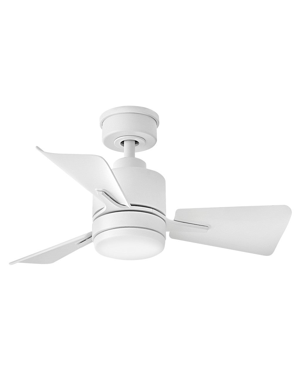 Atom 30" LED Fan In Matte White