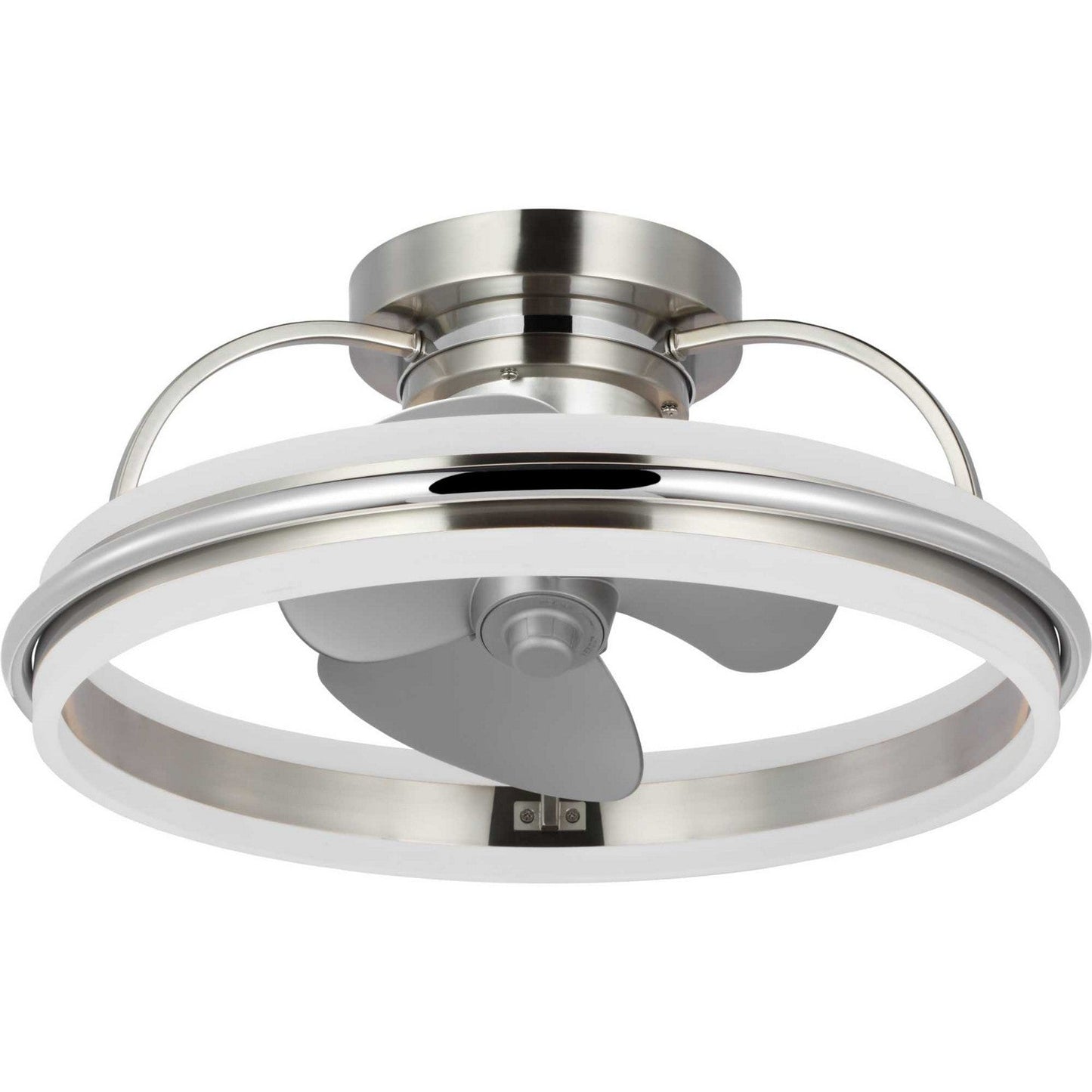 Burnett Ceiling Fan In Brushed Nickel