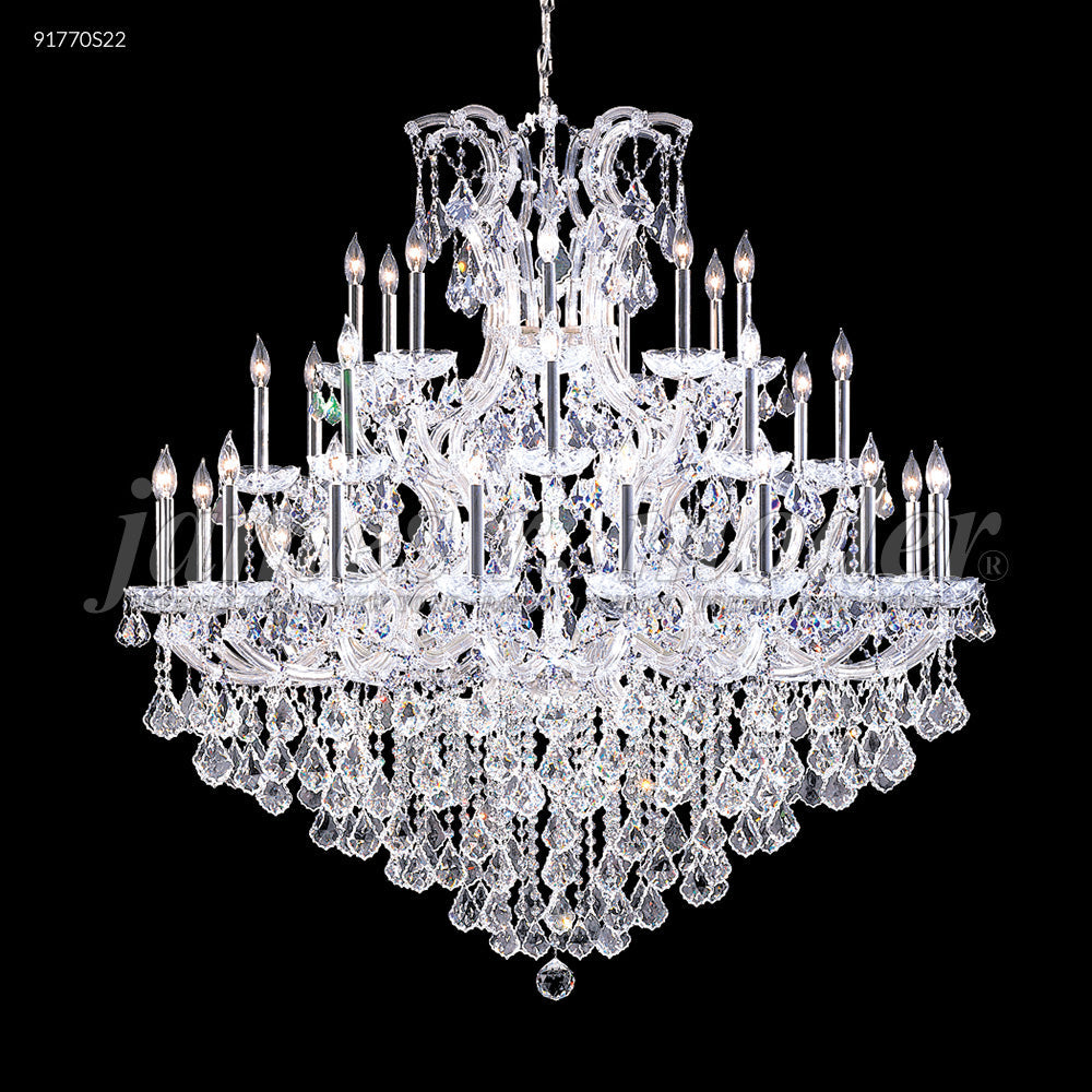 Maria Theresa Grand 37-Light Chandelier In Silver With Imperial Crystal