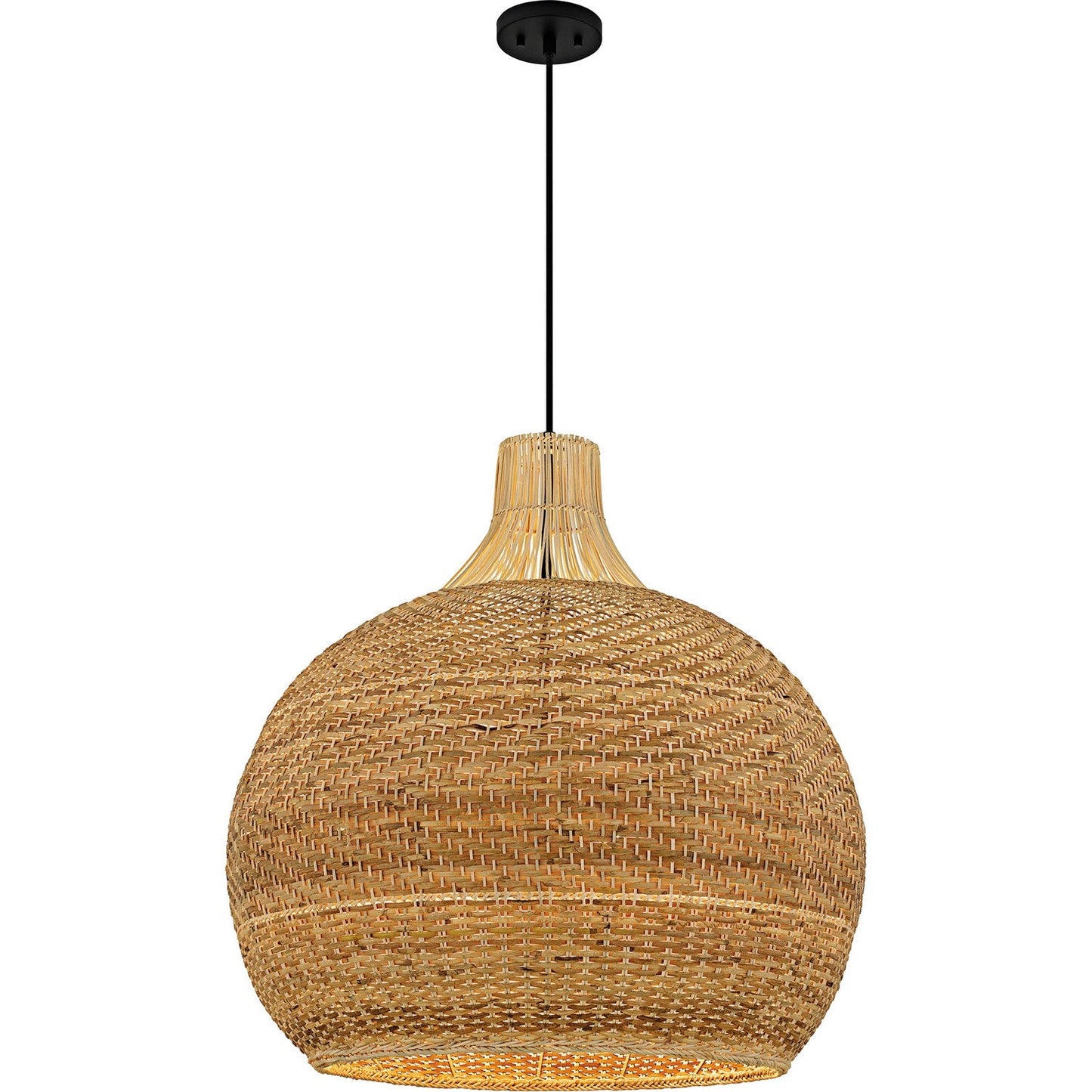 Sycamore 4-Light Pendant In Matte Black