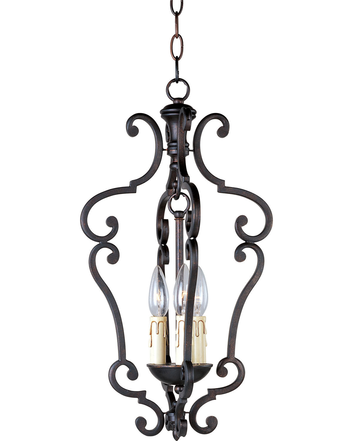 Maxim Richmond 3-Light Entry Foyer Pendant In Colonial Umber
