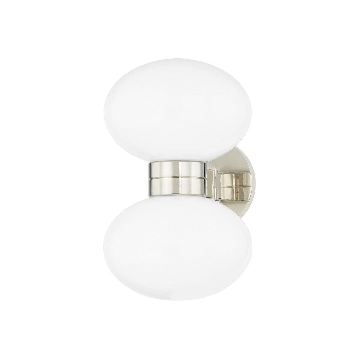 Otsego 2-Light Wall Sconce In Polished Nickel