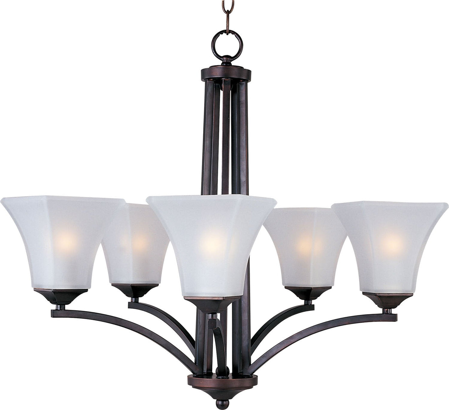 Maxim Aurora 5-Light Chandelier In Oil Rubbed Bronze