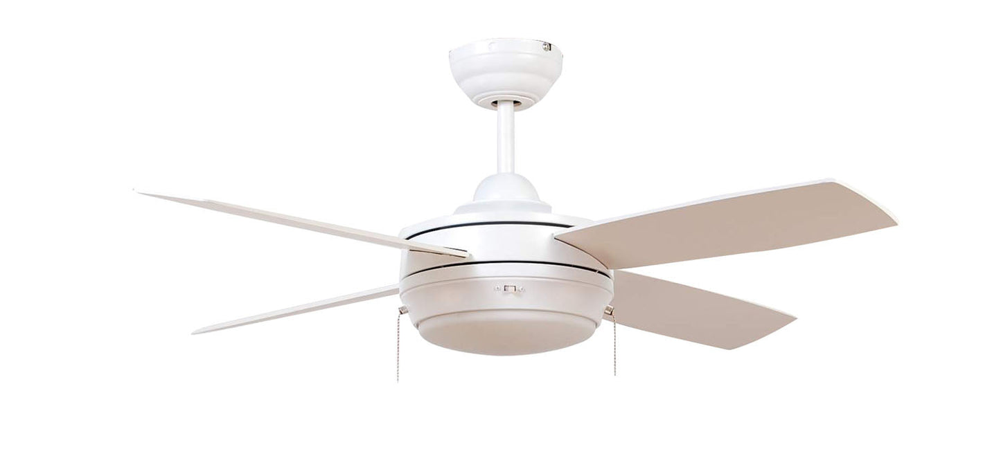 Laval 44" 1-Light Ceiling Fan In Matte White