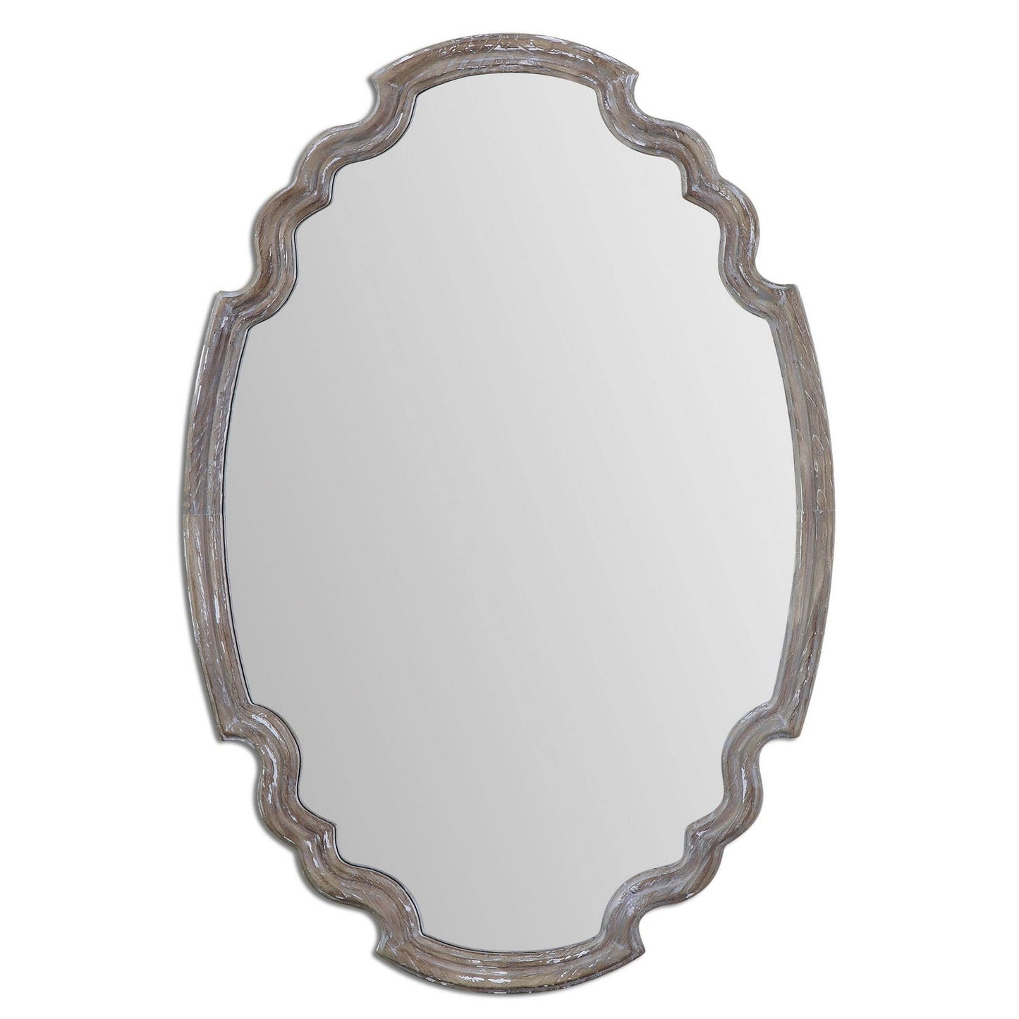 Uttermost's Ludovica Aged Wood Mirror Designed By Grace Feyock