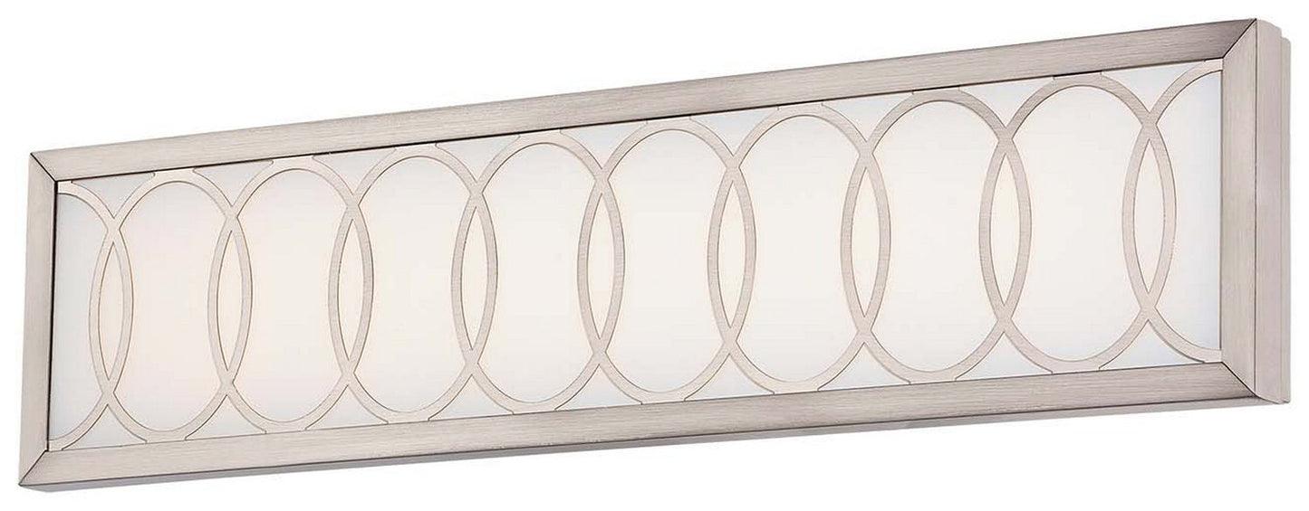 Celice LED Bath In Brushed Nickel Finish