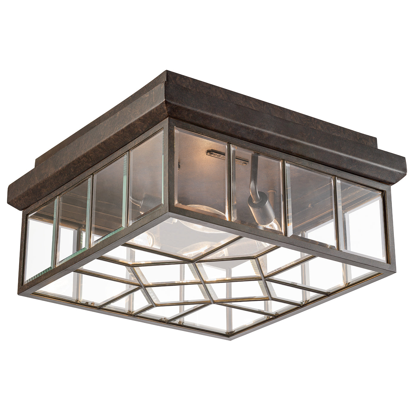 Oxfordshire Outdoor Flush Mount In Bronze
