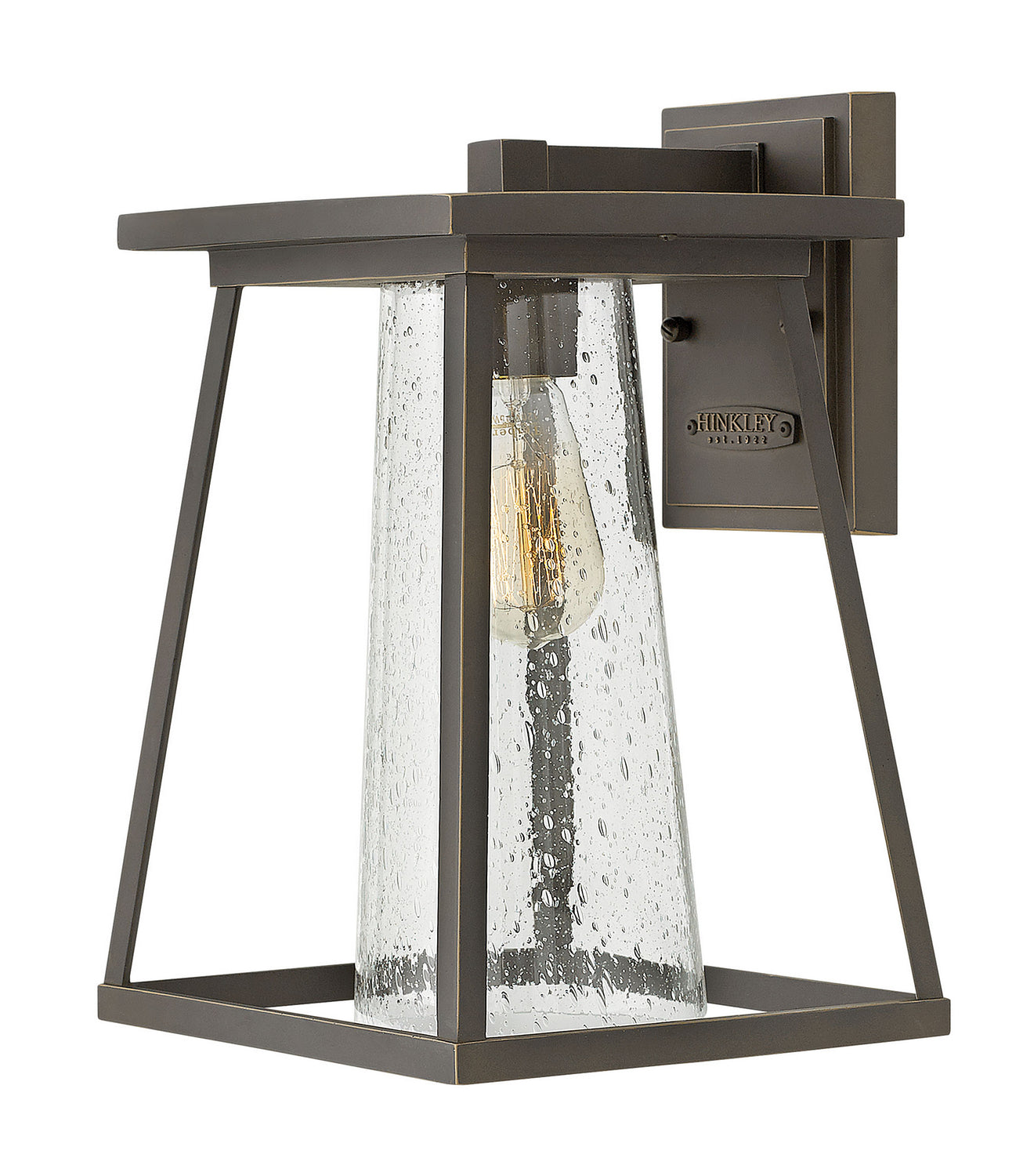 Burke Medium Wall Mount Lantern In Oil Rubbed Bronze