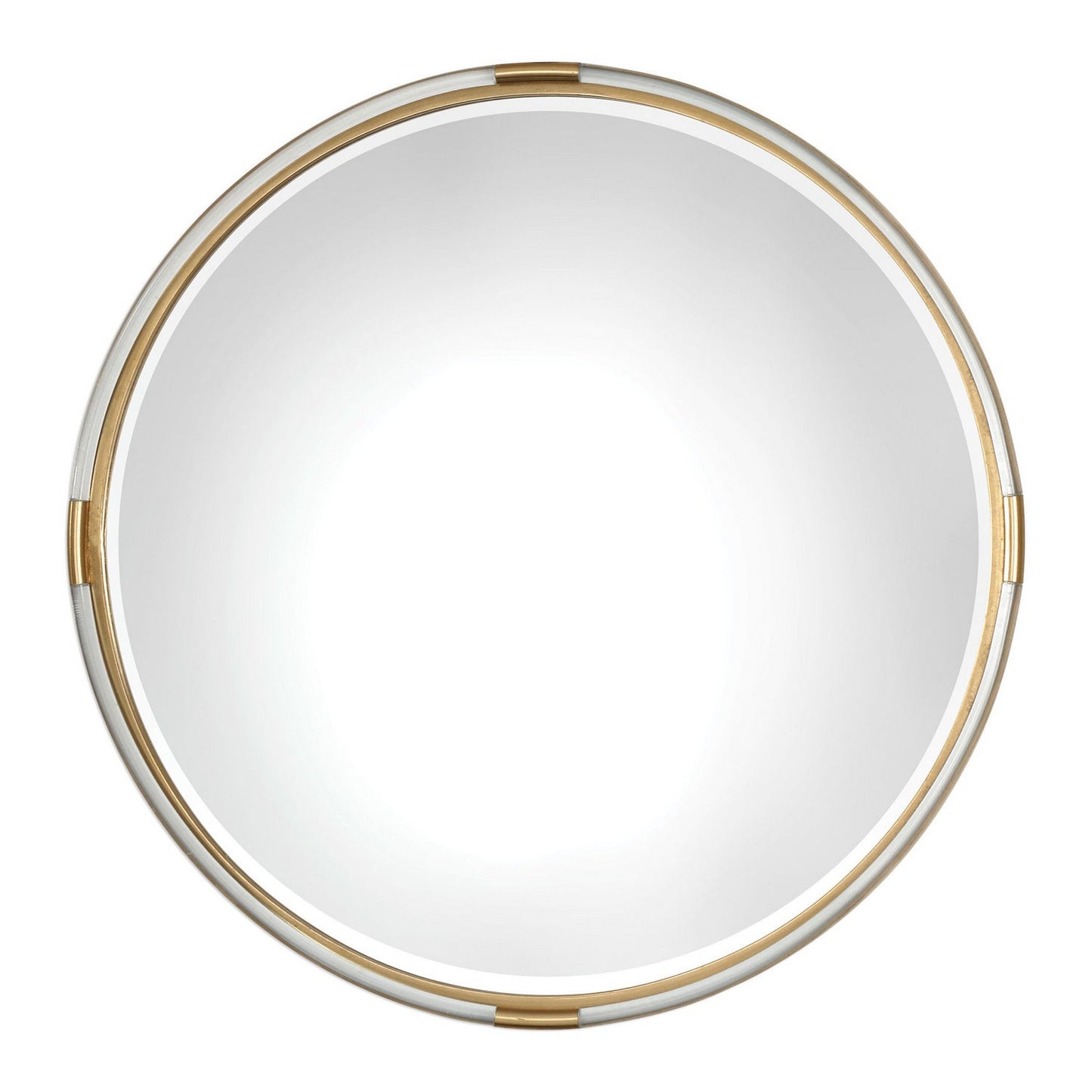 Uttermost's Mackai Round Gold Mirror Designed By Grace Feyock