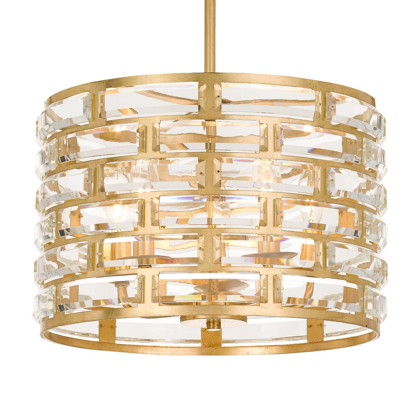 Meridian 5-Light Chandelier In Antique Gold
