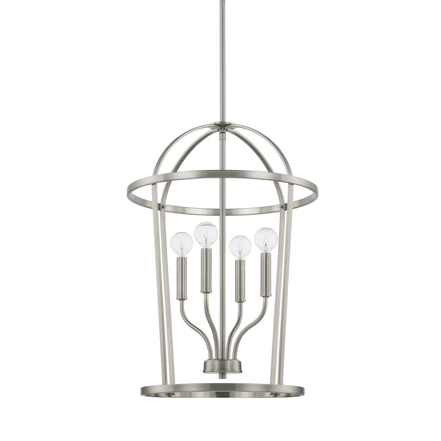 Greyson 4-Light Foyer Pendant In Brushed Nickel