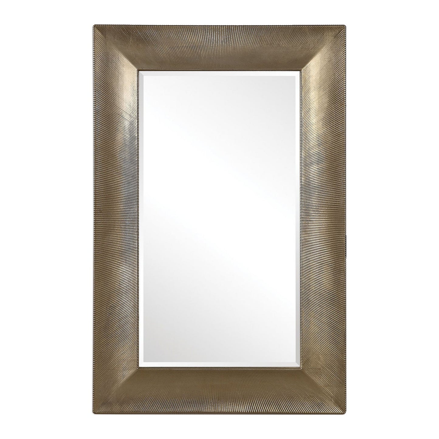 Uttermost's Valenton Large Champagne Mirror Designed By Carolyn Kinder