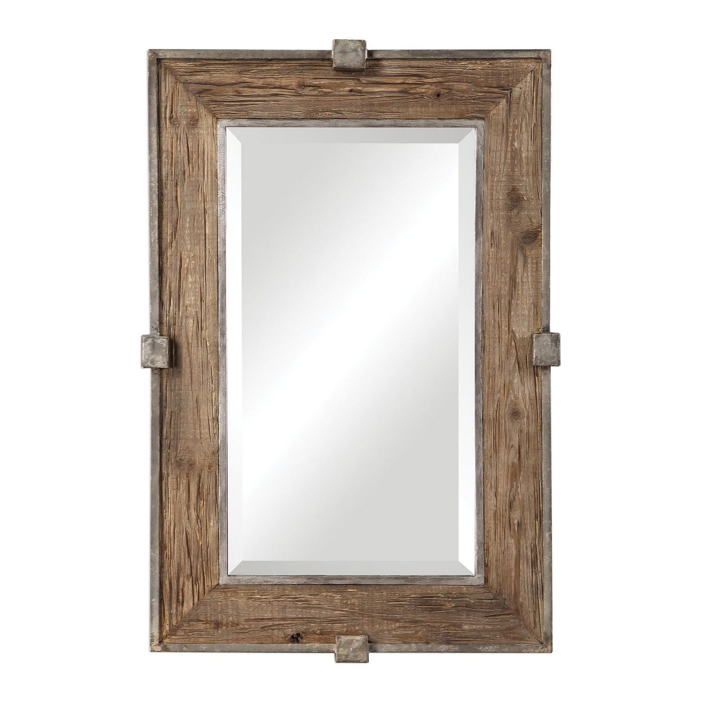 Uttermost's Siringo Weathered Wood Mirror Designed By Carolyn Kinder