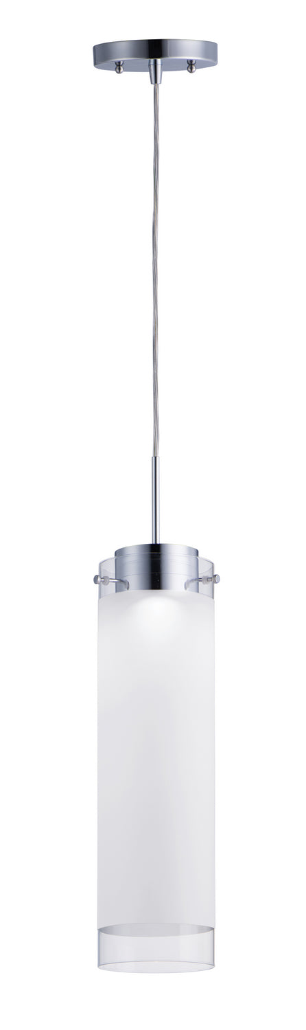 Maxim Scope Medium LED Pendant In Polished Chrome