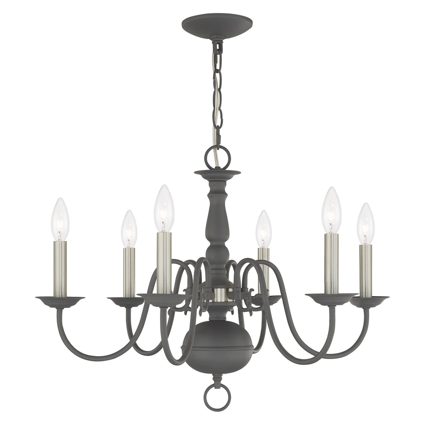 Livex Lighting Williamsburgh 6-Light Chandelier