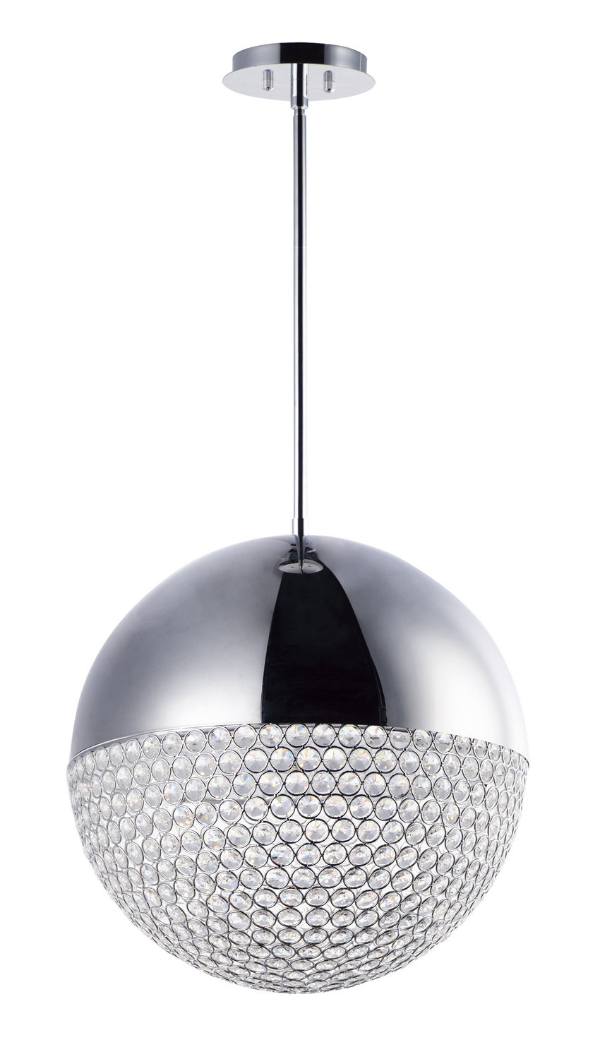 Eclipse LED Pendant In Polished Chrome