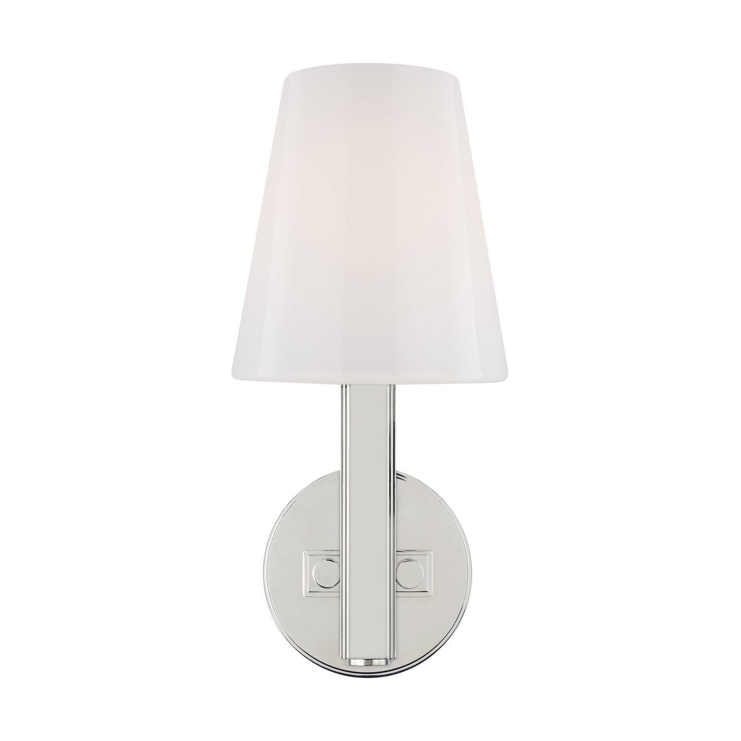 Logan 1-Light Wall Sconce In Polished Nickel