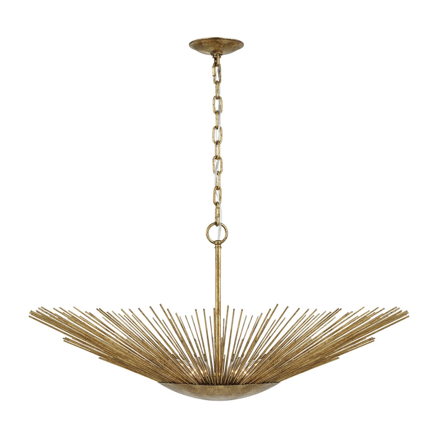 Helios 4-Light Pendant In Antique Gild