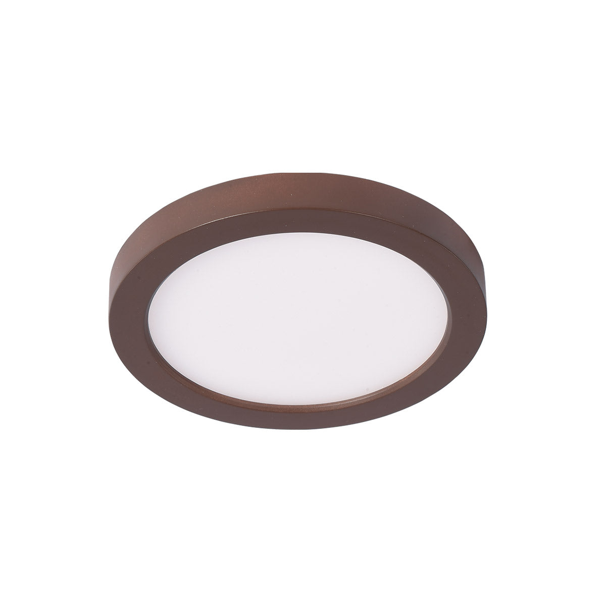 Round LED Flush Mount In Bronze