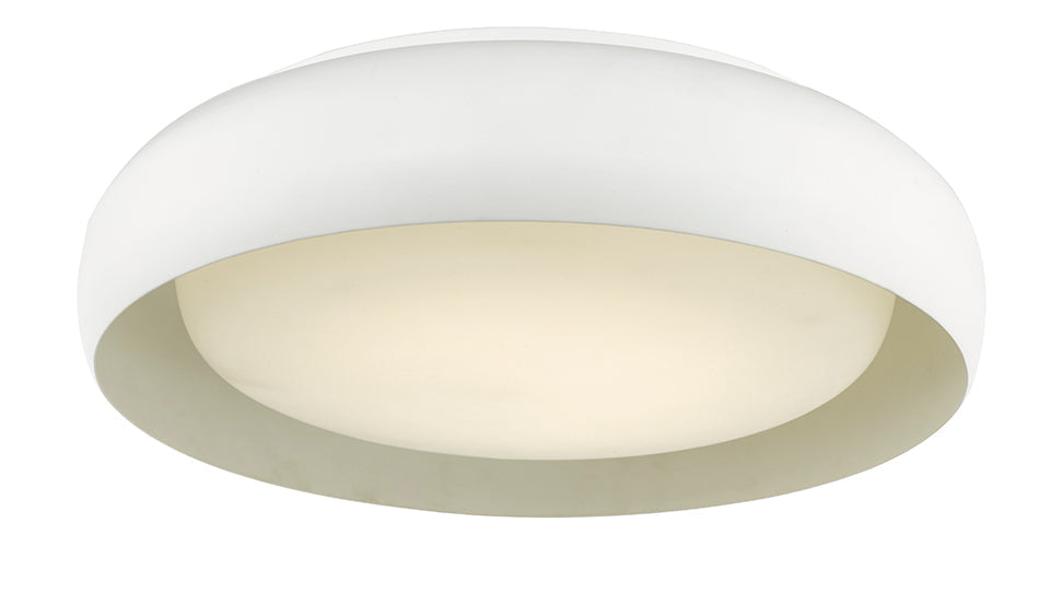 Euphoria 15" Recessed Opal Glass In White