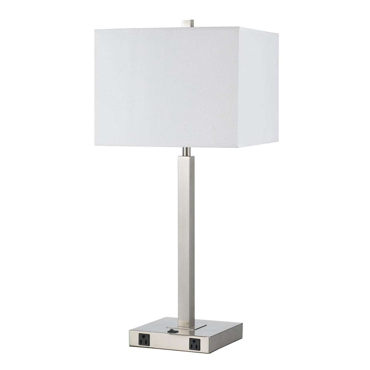 Uni-Pack 1-Light Table Lamp In Brushed Steel