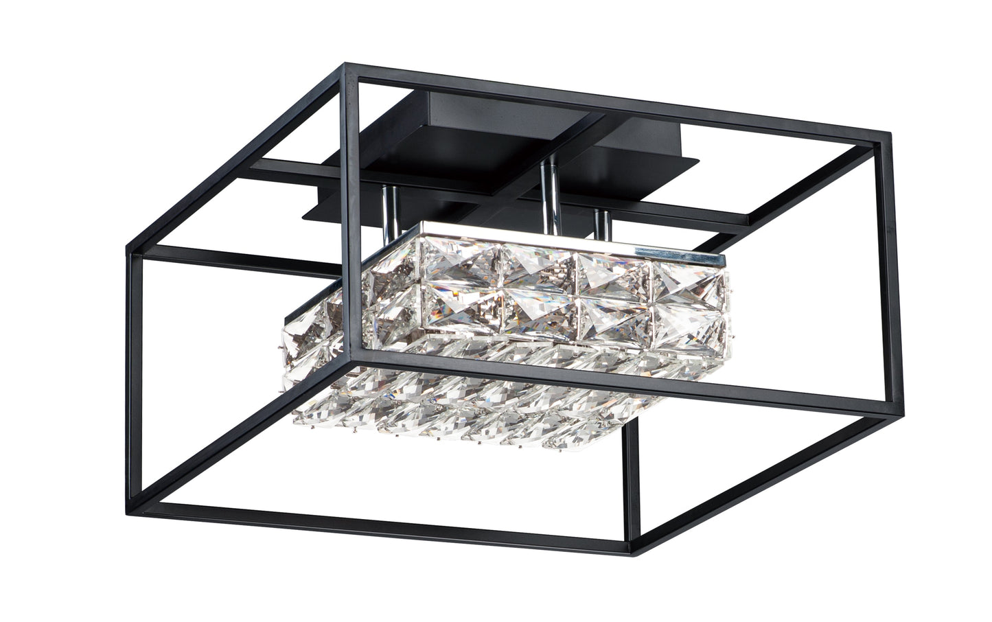 Zephyr LED Flush Mount In Black