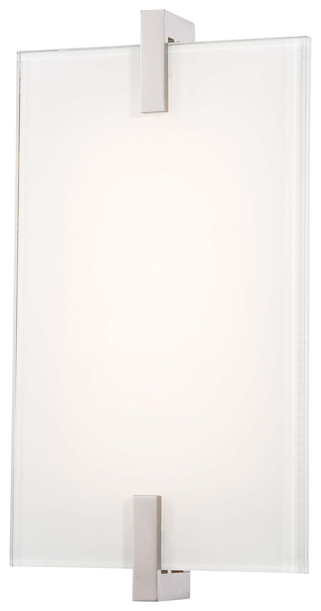 Hooked LED Wall Sconce In Polished Nickel