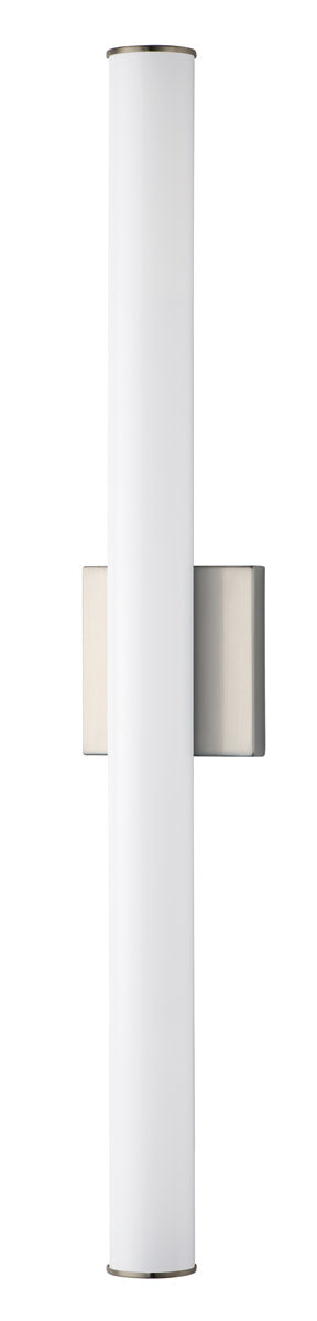 Maxim Rail 30" LED Bath Sconce In Satin Nickel