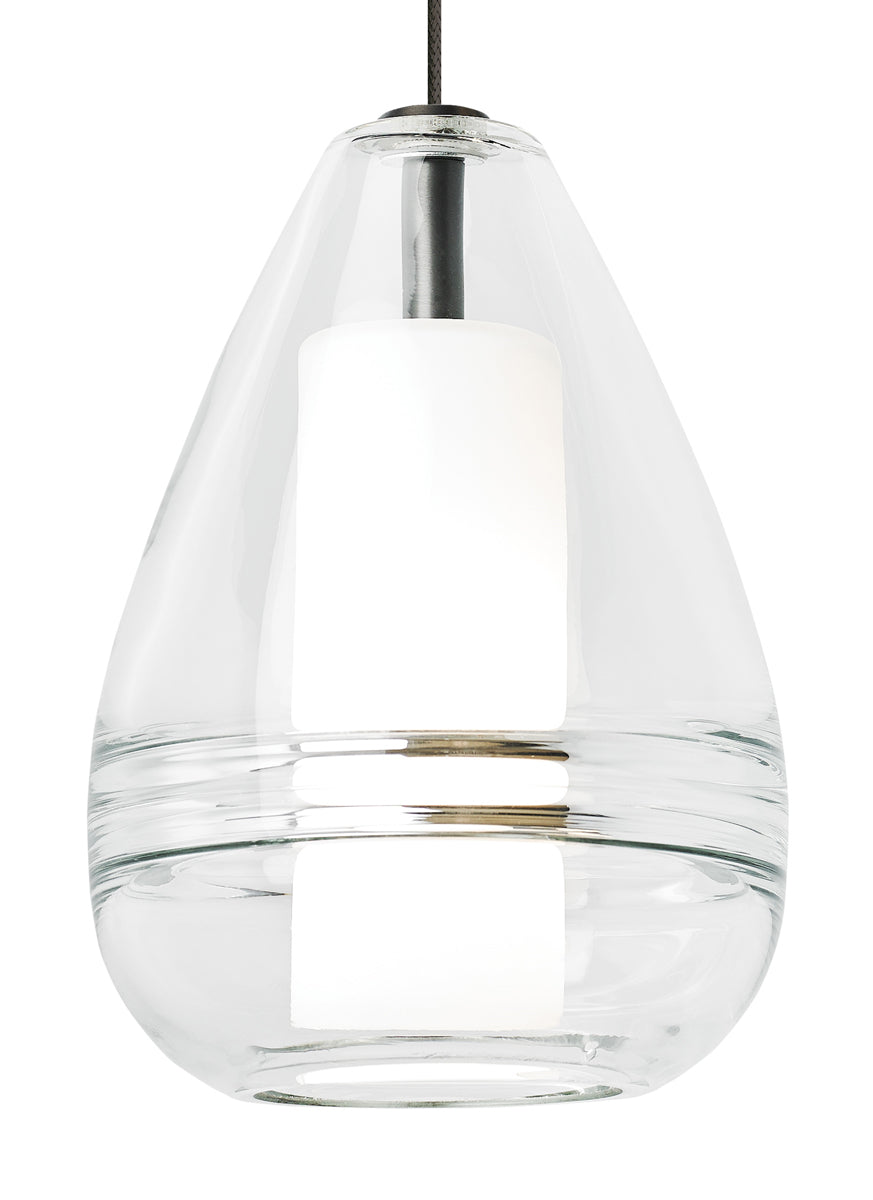 Mini Ella Pendant In Satin Nickel